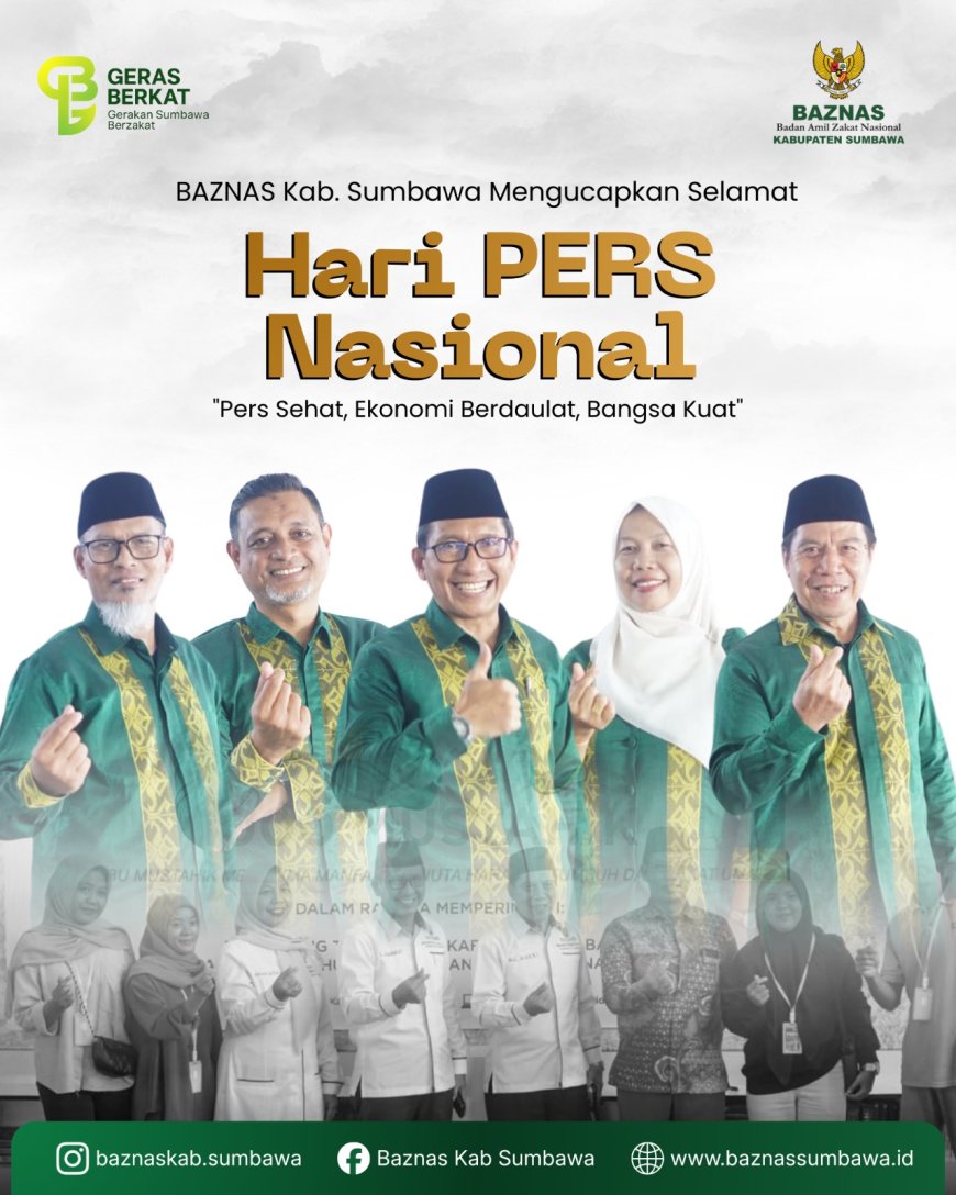 BAZNAS Kabupaten Sumbawa Mengucapkan Selamat HPN 2026