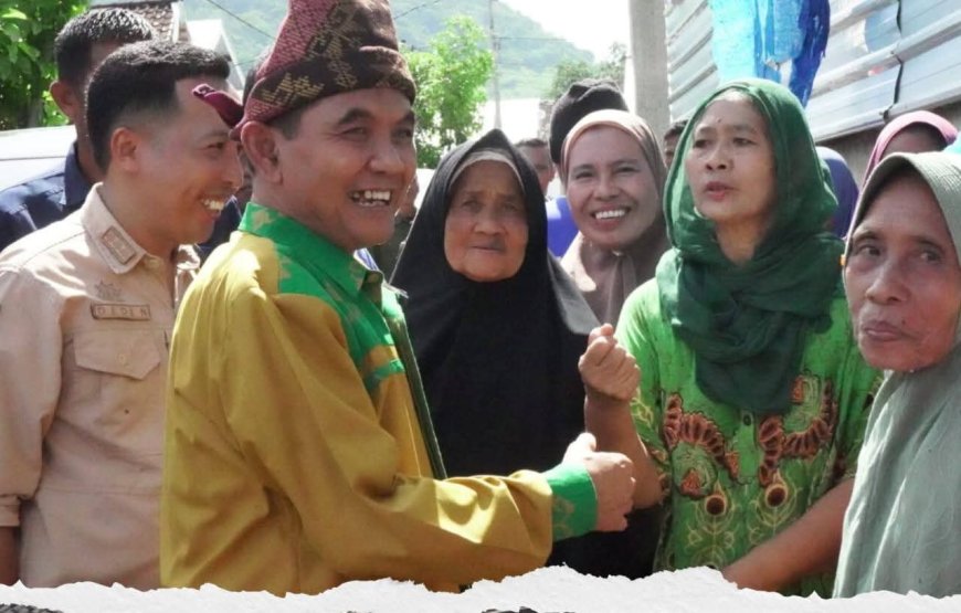 Wabup H. Ansori Tinjau Korban Kebakaran di Batu Bulan : Pastikan Penanganan Cepat dan Tepat