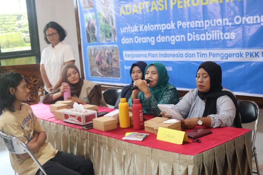Gandeng Plan International, TP PKK Sumbawa Ajak Anak Muda dan Disabilitas Rancang Strategi Adaptasi Iklim
