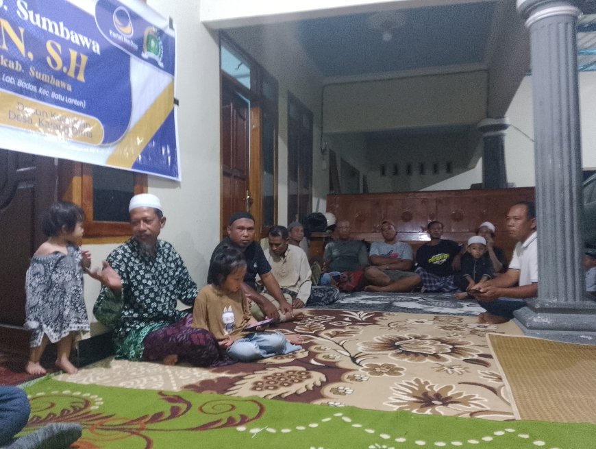 H Zohran Reses di Kampung Hijrah Dusun Kayangan, Warga Soroti  Kuota Gas LPG dan Penanganan Banjir