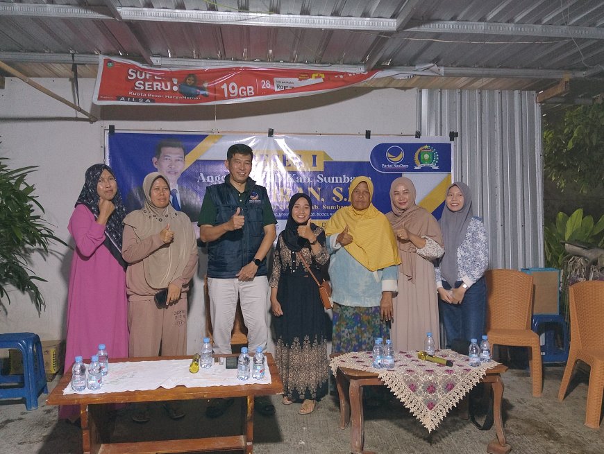 Reses di Labuhan Sumbawa, H. Zohran, SH  Perjuangkan Infrastruktur Kampung Empang