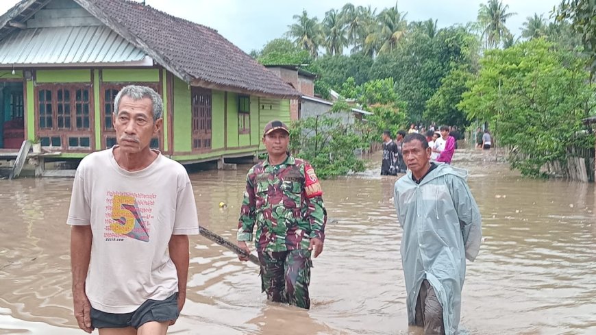 Hujan Deras Guyur Sumbawa, Dua Desa di Kecamatan Plampang Terendam Banjir