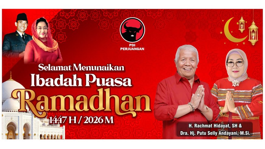 Pesan Keberagaman di Baliho Ramadan Rachmat Hidayat dan Selly Andayani