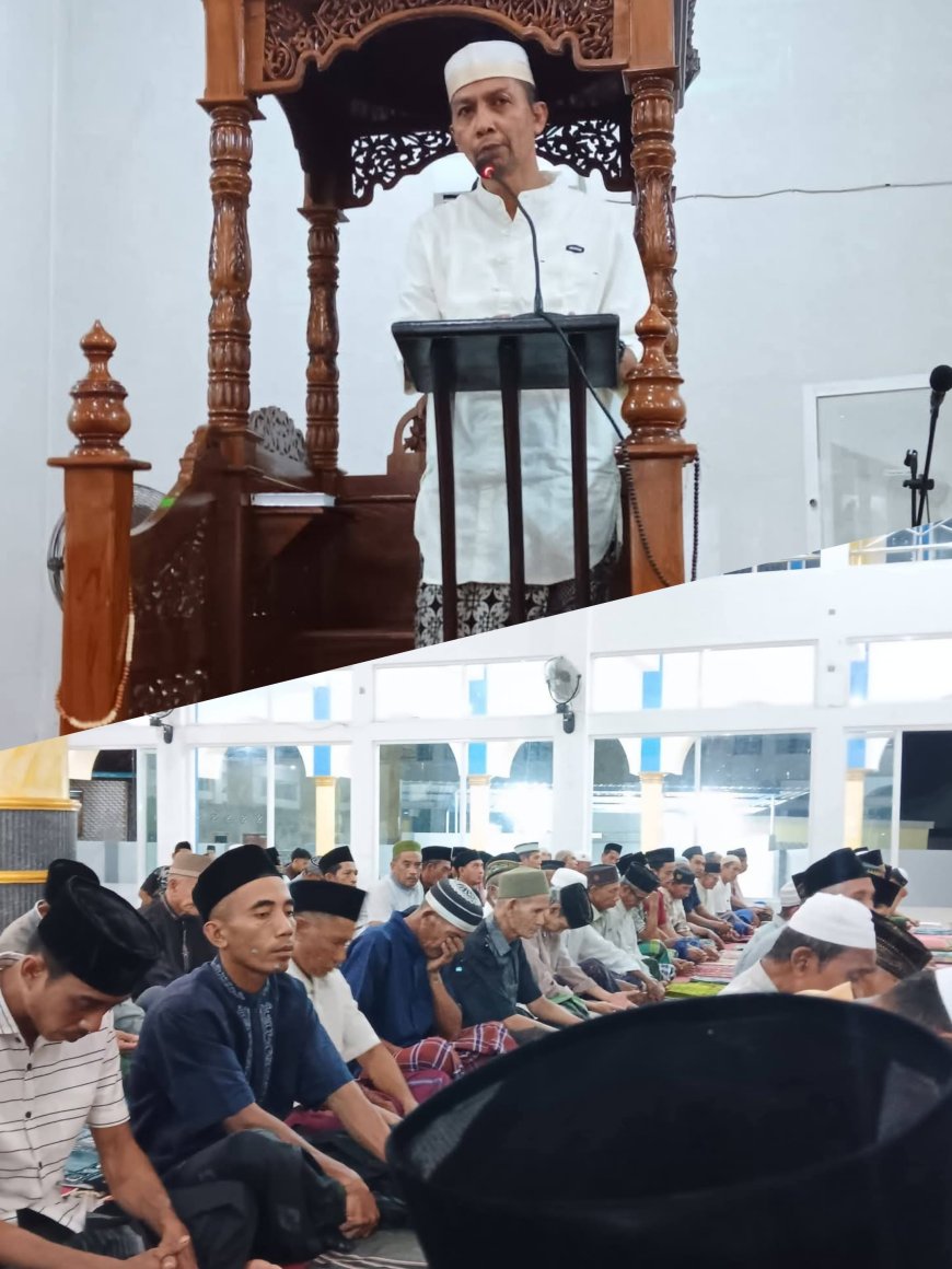 Kultum Ramadan di Utan: H.M. Berlian Rayes Ajak Jemaah Masjid Al-Islah Maknai Syukur, Sabar, dan Tawakkal
