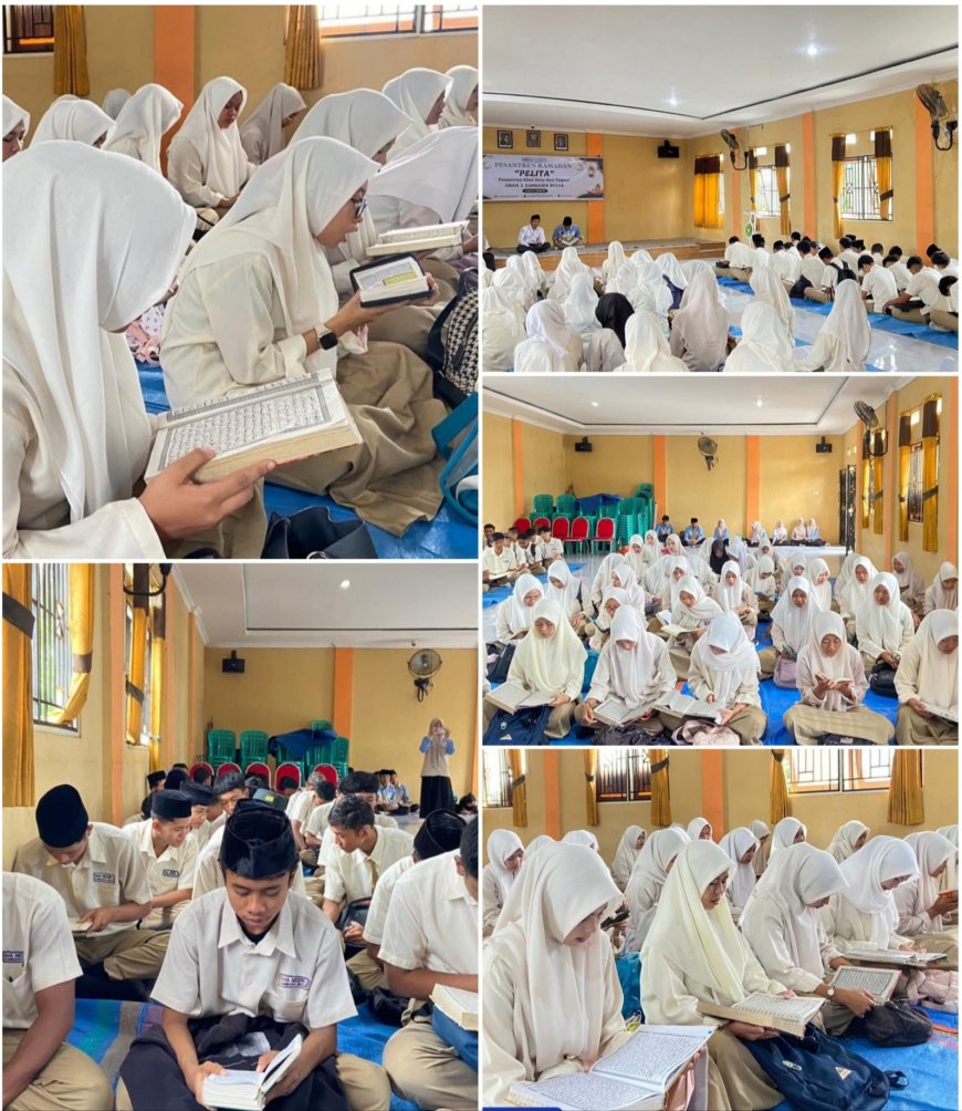 Gema Wahyu Ilahi di Lorong Sekolah: Tadarus Bersama Awali Transformasi Spiritual Siswa Smanda