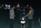 Personal Polsek Plampang Dan Pospol Maronge Intensifkan Patroli Blue Light