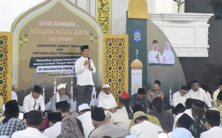 Dari Masjid Jami’ Praya: Pesan Nuzulul Qur'an Miq Iqbal untuk Masa Depan NTB