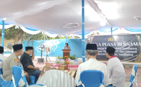 Pererat Silaturahmi di Bulan Suci, Polres Sumbawa Gelar Buka Puasa Bersama Media, OKP, dan Elemen Masyarakat