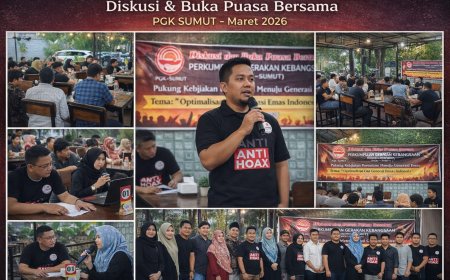 Diskusi dan Buka Puasa Bersama, Ketua PGK Sumut ajak masyarakat dukung Kebijakan Pemerintah.