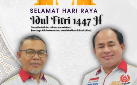 Pengurus KONI Kabupaten Sumbawa mengucapkan Selamat Hari Raya Idul Fitri 1 Syawal 1447 H