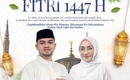 Wakil Ketua III DPRD Kabupaten Sumbawa Zulfikar Demitry SH MH : Selamat Hari Raya Idul Fitri 1447 H