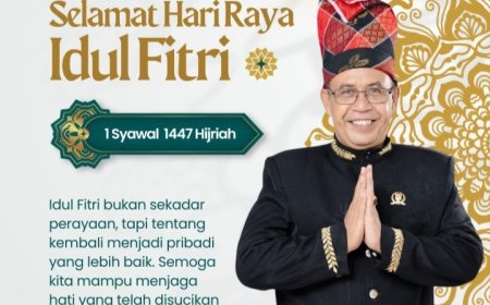 Anggota DPRD Kabupaten Sumbawa Muhammad Zain SIP: Selamat Hari Raya Idul Fitri 1447 H