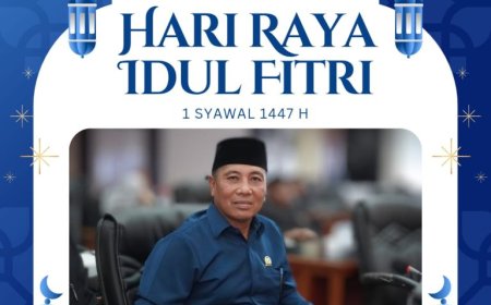 Anggota DPRD Kabupaten Sumbawa Kaharuddin Z: Selamat Hari Raya Idul Fitri 1 Syawal 1447 H