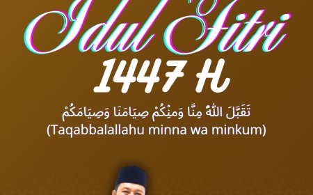 Kabid Organisasi KONI Sumbawa Amiruddin SPd. : Selamat Hari Raya Idul Fitri 1 Syawal 1446 H
