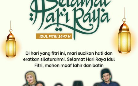 Anggota DPRD Kabupaten Sumbawa Ridwan SP MSi: Selamat Hari Raya Idul Fitri 1 Syawal 1447 H