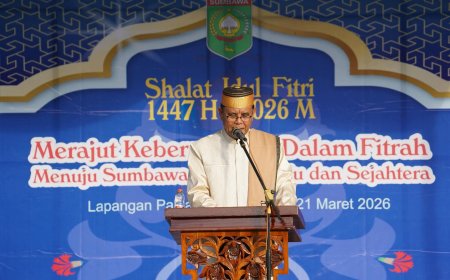 Momentum Idul Fitri 1447 H, Bupati Ajak Masyarakat Bersatu Wujudkan Sumbawa Unggul, Maju dan Sejahtera