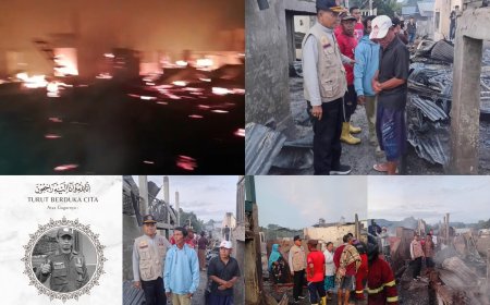 Kalimango Berduka: Puluhan Rumah Hangus Dilalap Api, Seorang Petugas Damkar Gugur sebagai Pahlawan Kemanusiaan