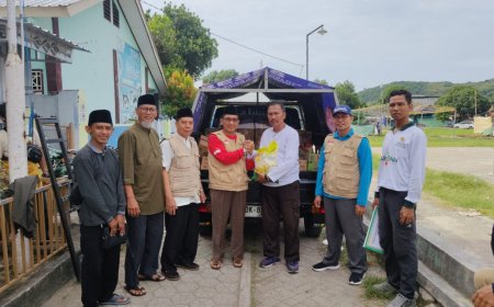 BAZNAS Sumbawa Salurkan Bantuan Untuk Korban Kebakaran di Dusun Po’, Desa Kalimango