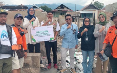 Wujud Kepedulian, Bank NTB Syariah Bergerak Cepat Salurkan Bantuan bagi Korban Kebakaran di Desa Kalimango