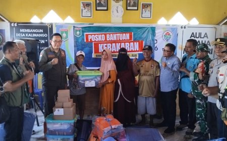 BNPB RI Salurkan Bantuan dan Tinjau Korban Kebakaran di Dusun Pok, Desa Kalimango Sumbawa