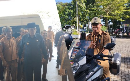Bupati Sumbawa Bersepeda ke Kantor, Ajak Masyarakat Hemat BBM dan Jaga Pola Hidup Sehat
