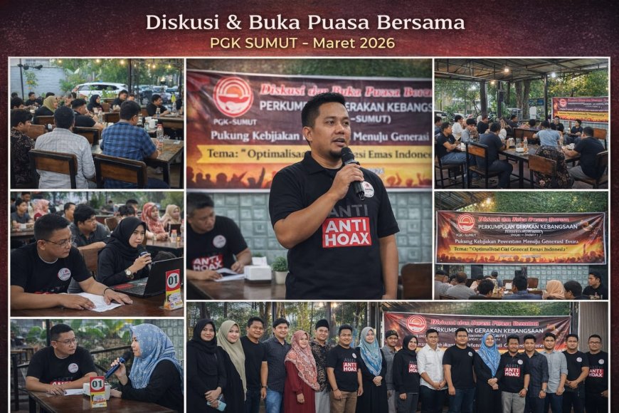 Diskusi dan Buka Puasa Bersama, Ketua PGK Sumut ajak masyarakat dukung Kebijakan Pemerintah.