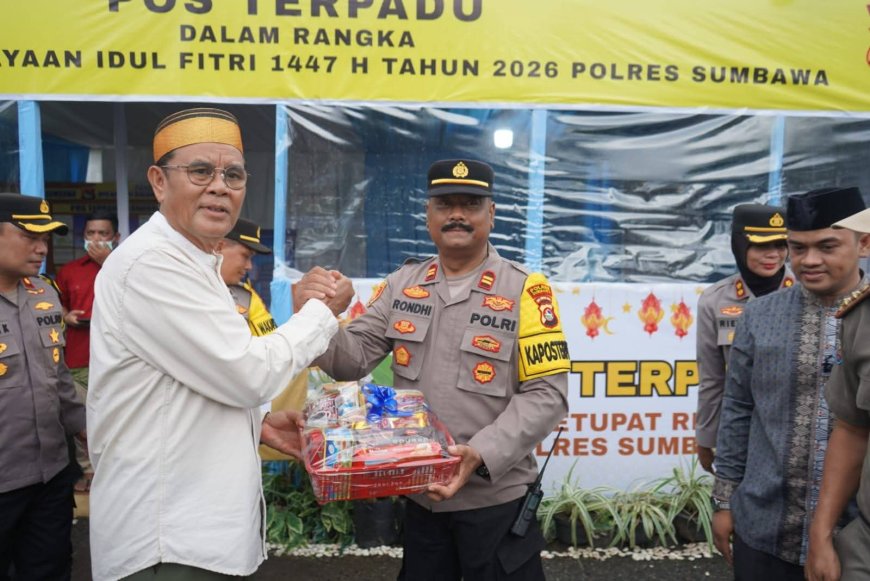 Jamin Keamanan Lebaran dan Nyepi 2026, Bupati Sumbawa Tinjau Kesiapan Posko Pengamanan