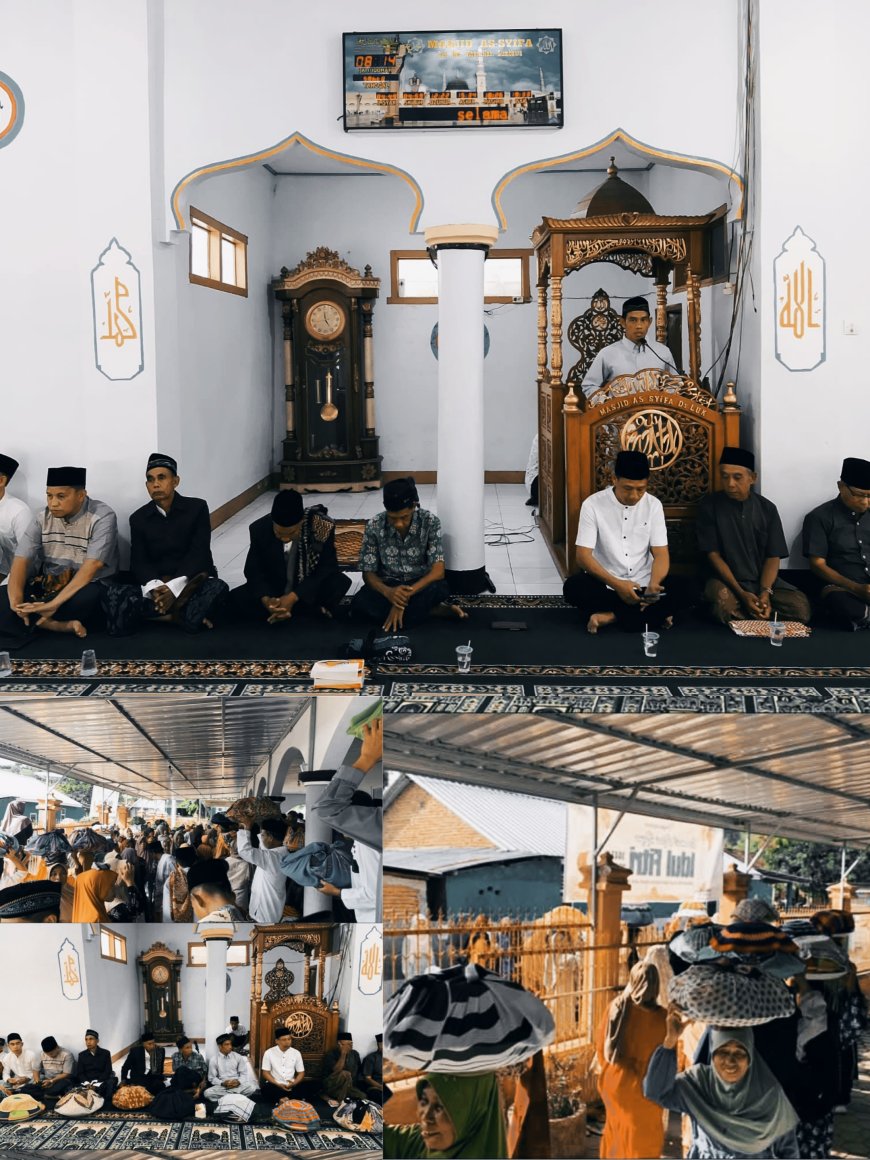 Rayakan Kemenangan dengan Tradisi "Entek Me Dulang", Kades Luk Sampaikan Pesan  Pembangunan Bupati Sumbawa