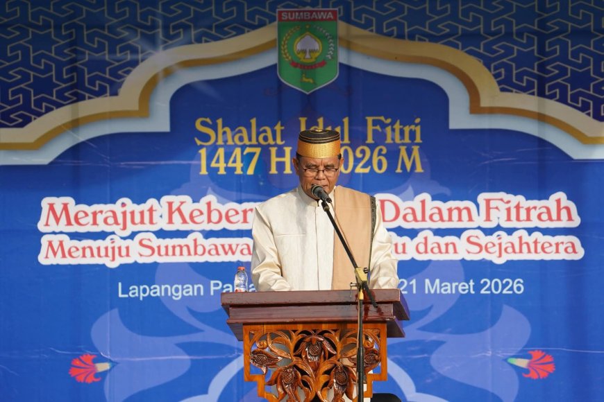 Momentum Idul Fitri 1447 H, Bupati Ajak Masyarakat Bersatu Wujudkan Sumbawa Unggul, Maju dan Sejahtera