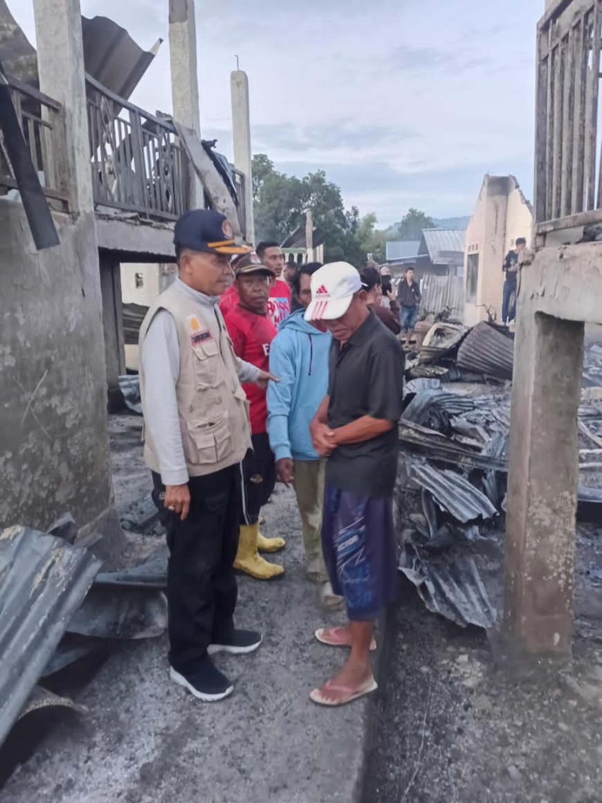 Kalimango Berduka: Puluhan Rumah Hangus Dilalap Api, Seorang Petugas Damkar Gugur sebagai Pahlawan Kemanusiaan