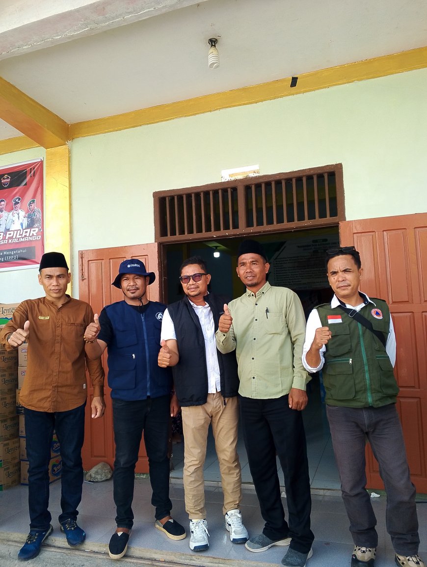 Wujud Nyata Solidaritas: Pemdes dan Remaja Masjid Penyaring Ringankan Beban Korban Kebakaran di Alas