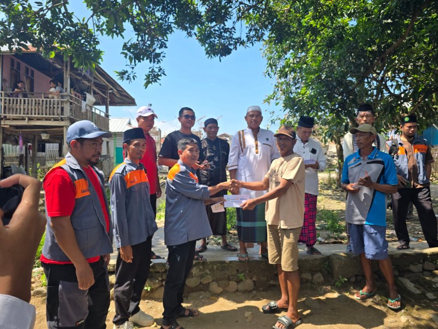 Membalut Luka dengan Kepedulian: LAZISMU Sumbawa Hadirkan Senyum bagi Korban Kebakaran Kalimango