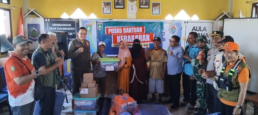 BNPB RI Salurkan Bantuan dan Tinjau Korban Kebakaran di Dusun Pok, Desa Kalimango Sumbawa