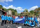 Aksi Nyata Mahasiswa UNSA,  Salurkan Bantuan untuk Korban Kebakaran di Dusun Pemangong