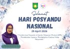 Ketua Tim Pembina Posyandu Kabupaten Sumbawa mengucapkan Selamat Hari Posyandu Nasional