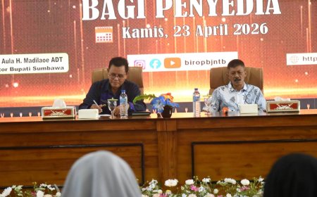 Pengadaan Transparan, Ekonomi Daerah Kuat: Bupati Sumbawa Buka Bimtek SPSE, SiKaP, dan E-Katalog