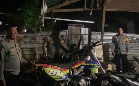 Tertangkap Basah, Terduga Pelaku Pencurian Komponen Motor di Kerato Diamankan Polsek Sumbawa