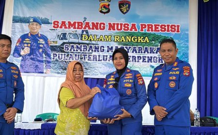 Sambang Nusa Presisi, Polairud Perkuat Kesadaran Hukum Masyarakat Pesisir di Pulau Terluar Sumbawa 