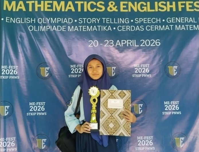 Zifana Kalila Azrhiel, Siswa SMPN 2 Unter Iwes Raih Juara 1 Speech Competition Tingkat Provinsi NTB
