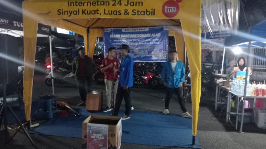 Ubah Riuh Menjadi Empati: Mahasiswa UNSA Ketuk Hati Warga Sumbawa Lewat 'Pray For Alas' di Car Free Night"