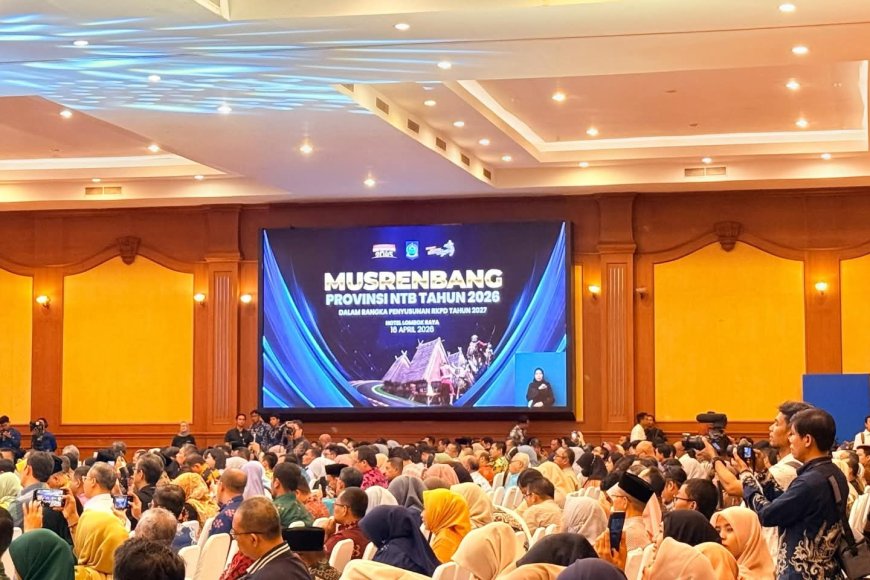 Hadiri Musrenbang Provinsi, Bupati Syarafuddin Jarot Tekankan Sinergi NTB-Sumbawa demi Kesejahteraan Rakyat