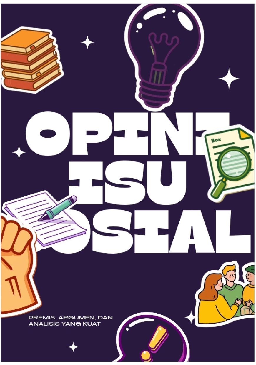 Menulis Opini Isu Sosial dengan Premis, Argumen, dan Analisis yang Kuat