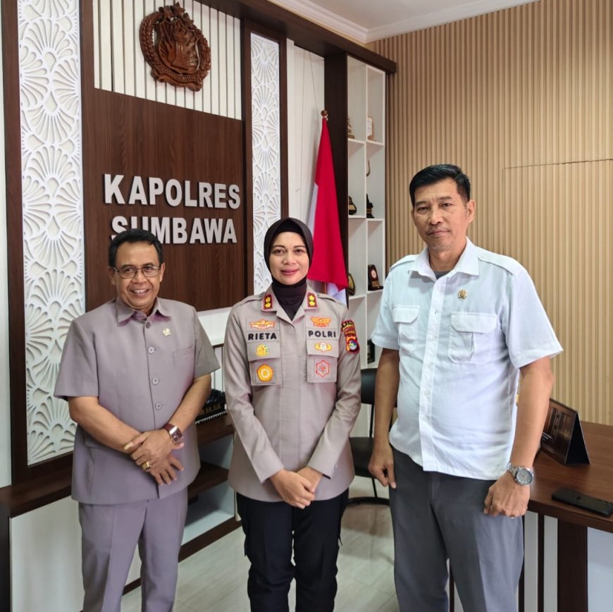 Perkuat Sinergi, Komisi II DPRD Sumbawa Sambangi Polres, Apresiasi Penegakan Hukum hingga Kawal Distribusi LPG
