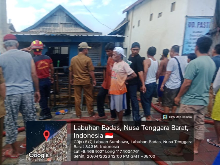 Aksi Sigap Damkartan dan Warga: Membendung Amukan Api Agar Tak Meluas di Pemukiman Padat