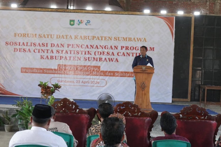 Wujudkan Satu Data Indonesia, Pemkab Sumbawa dan BPS Canangkan Tiga “Desa Cantik” di Moyo Hilir