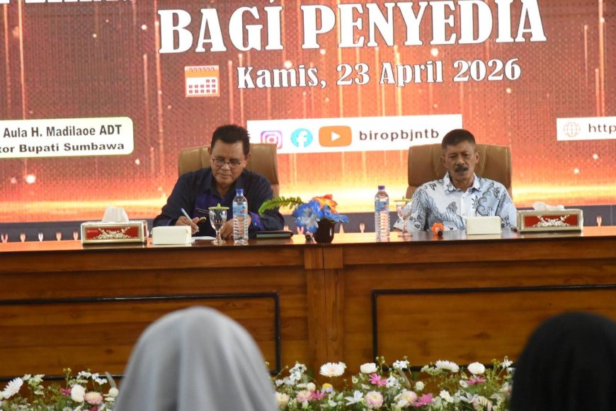 Pengadaan Transparan, Ekonomi Daerah Kuat: Bupati Sumbawa Buka Bimtek SPSE, SiKaP, dan E-Katalog