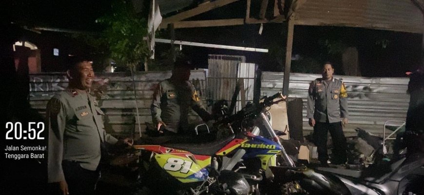 Tertangkap Basah, Terduga Pelaku Pencurian Komponen Motor di Kerato Diamankan Polsek Sumbawa
