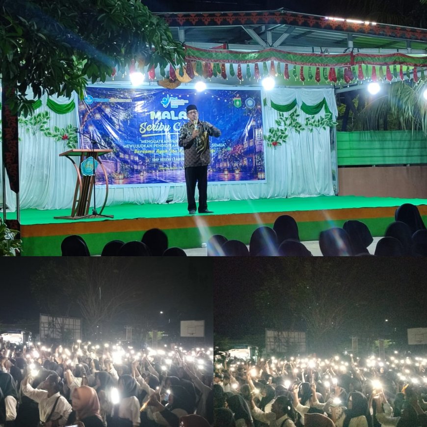Perkuat Peran Orang Tua dalam Pendidikan, Dikbud Sumbawa Gelar Malam Seribu Cahaya di SMPN 1 Labuhan Badas