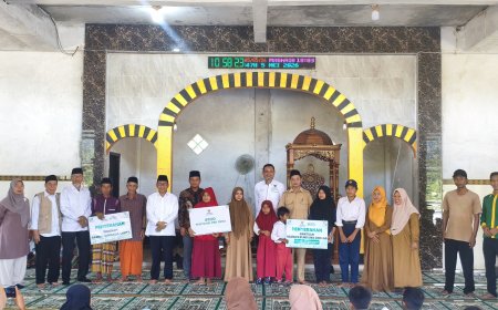 BAZNAS Sumbawa Hadir di Pelosok: Program 100 mustahik Per Desa Sentuh Warga Sabeok Dengan Penuh Kepedulian