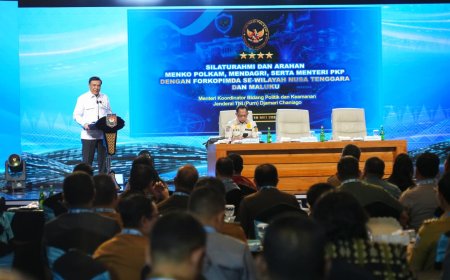 Silaturahmi dengan Forkompimda Regional Maluku dan Nusa Tenggara, Menko Polkam Ajak para Pemimpin Berkorban untuk Rakyat